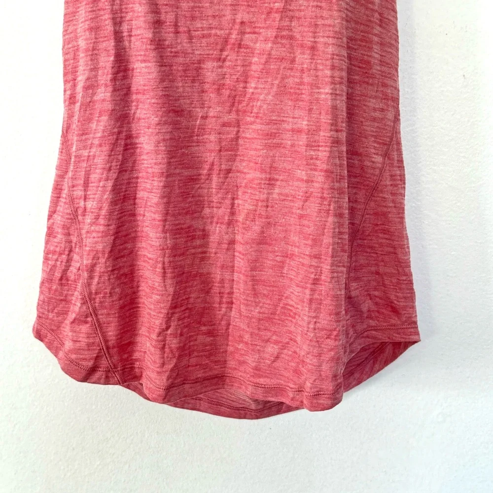 Lululemon Drapey Fit Movement to Movement 2 in 1 Sporty Tank in Cherry Sz 6 - Picture 7 of 12